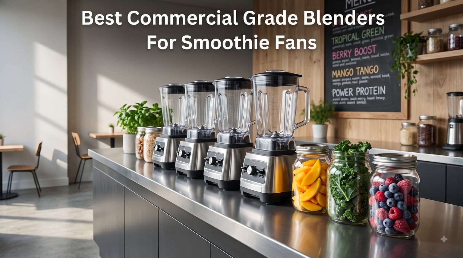 Best Commercial Grade Blenders For Smoothie Fans