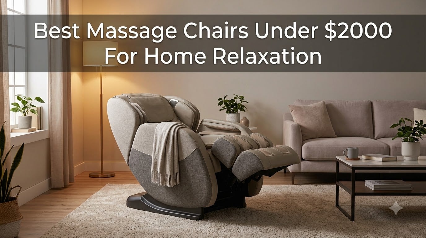 Best Massage Chairs Under $2000 For Home Relaxation