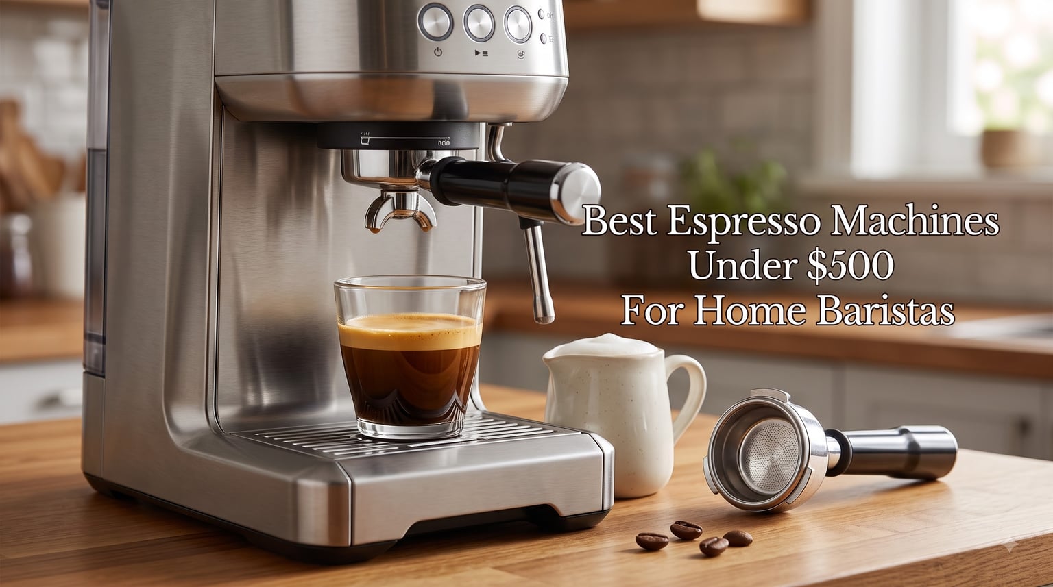 Best Espresso Machines Under $500 For Home Baristas