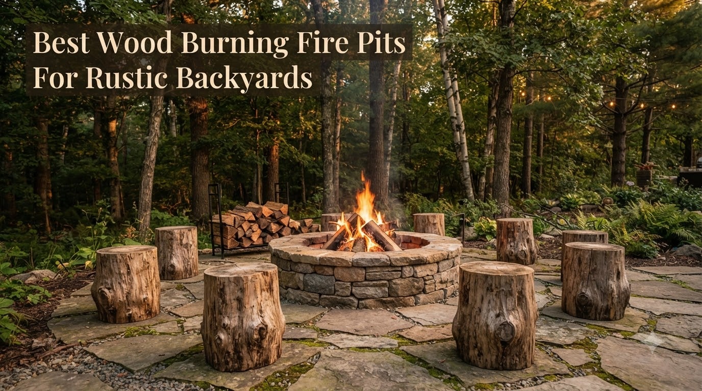 Best Wood Burning Fire Pits For Rustic Backyards