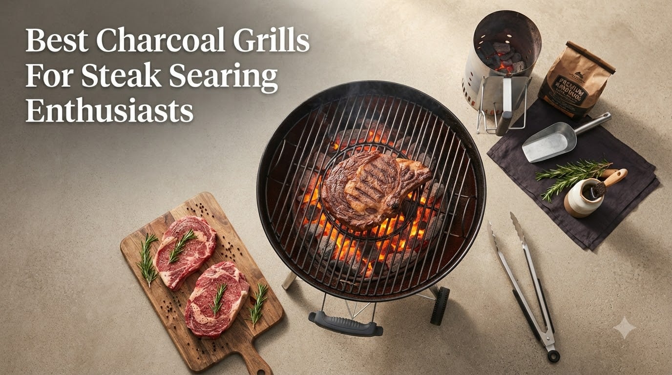 Best Charcoal Grills For Steak Searing Enthusiasts