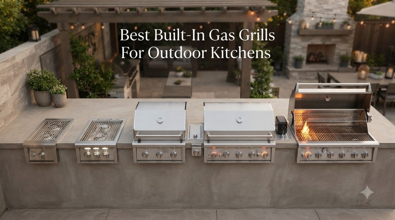 Best Built-In Gas Grills For Outdoor Kitchens