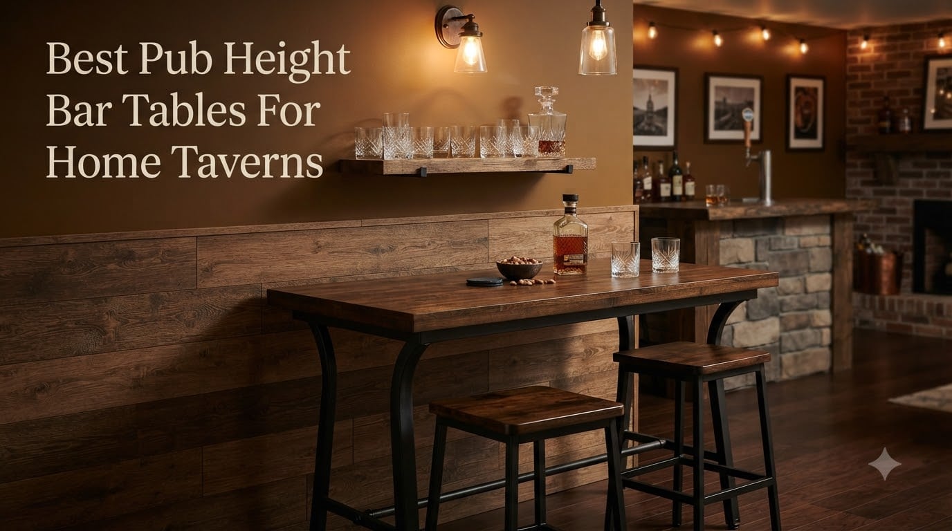 Best Pub Height Bar Tables For Home Taverns