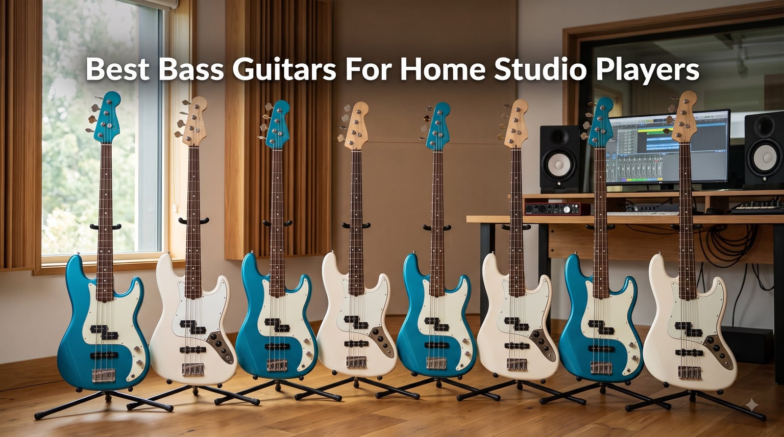 Best Bass Guitars For Home Studio Players