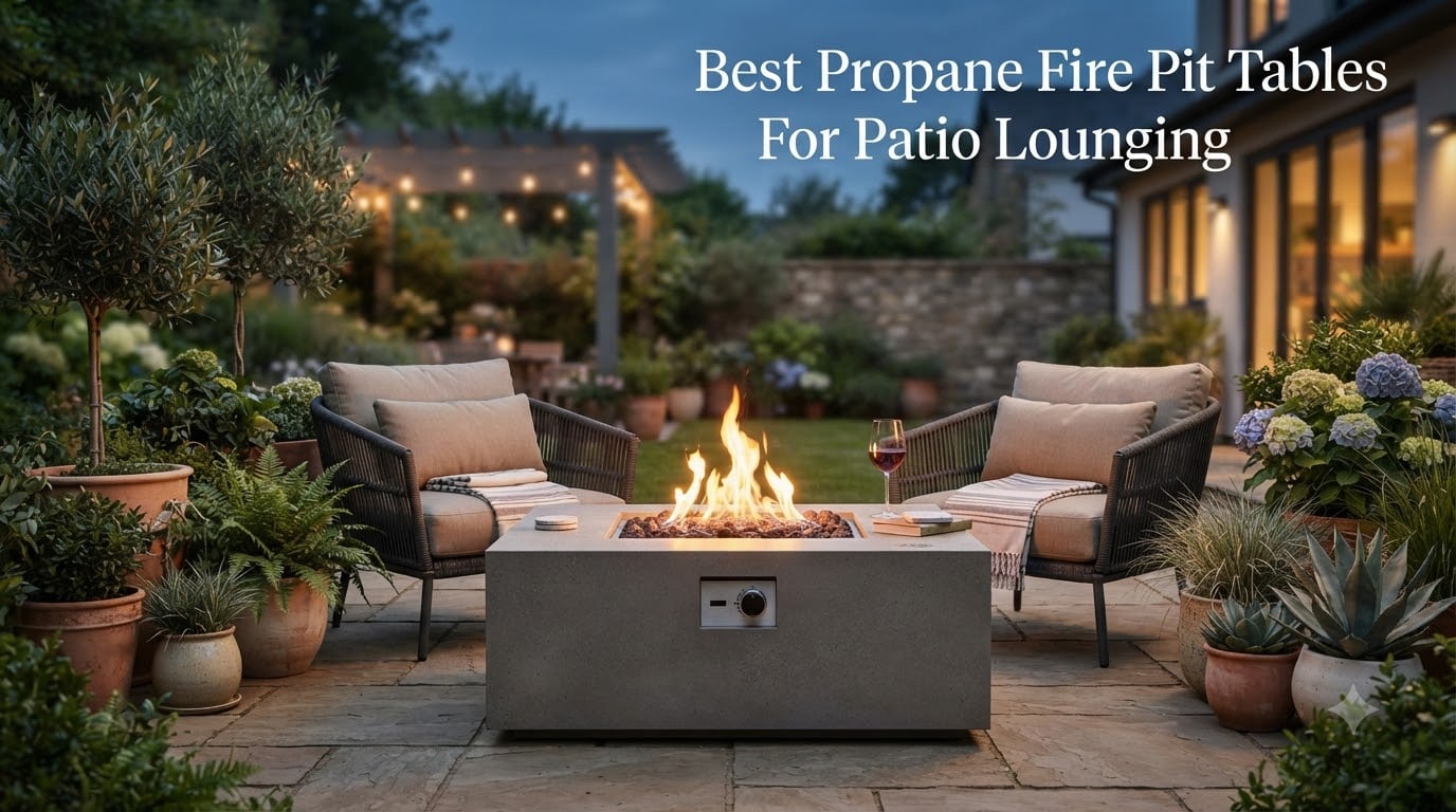 Best Propane Fire Pit Tables For Patio Lounging