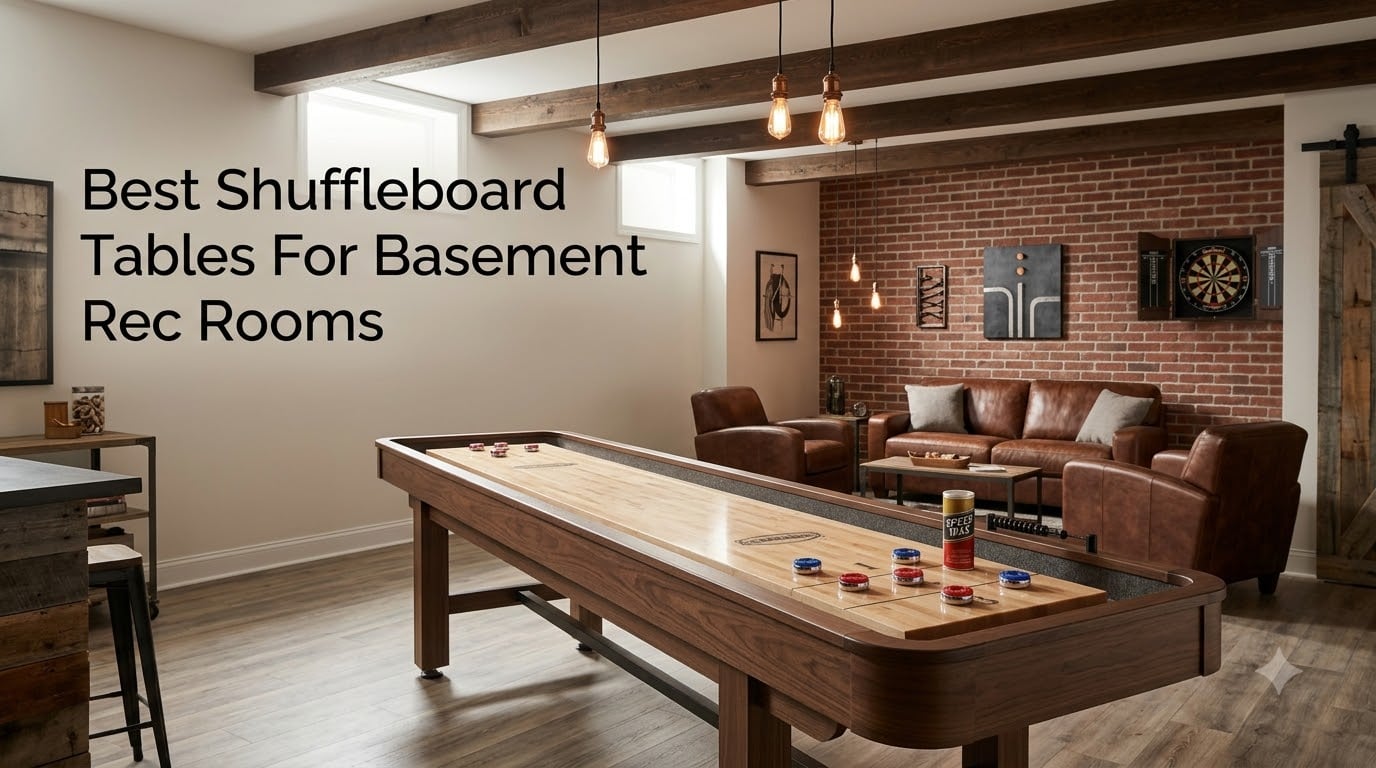 Best Shuffleboard Tables For Basement Rec Rooms