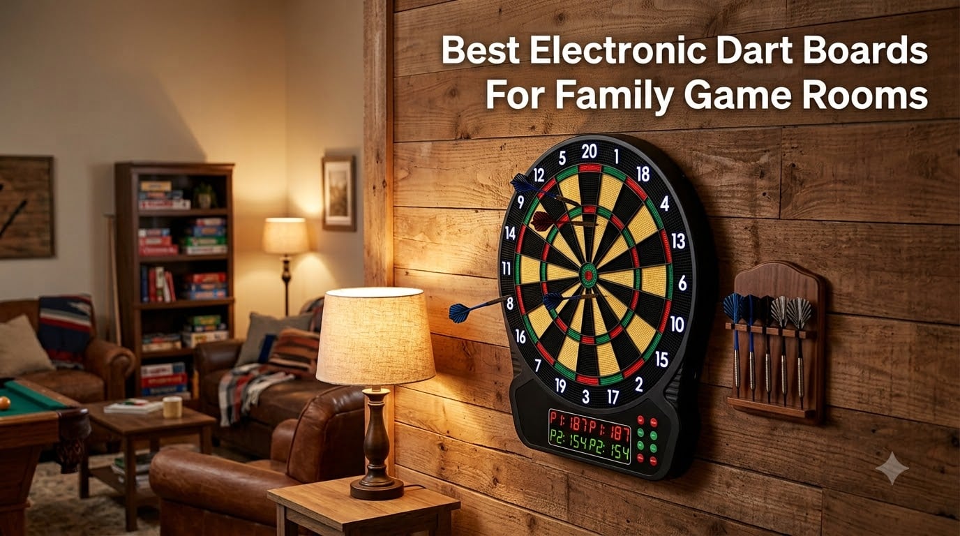 Best Electronic Dart Boards For Family Game Rooms