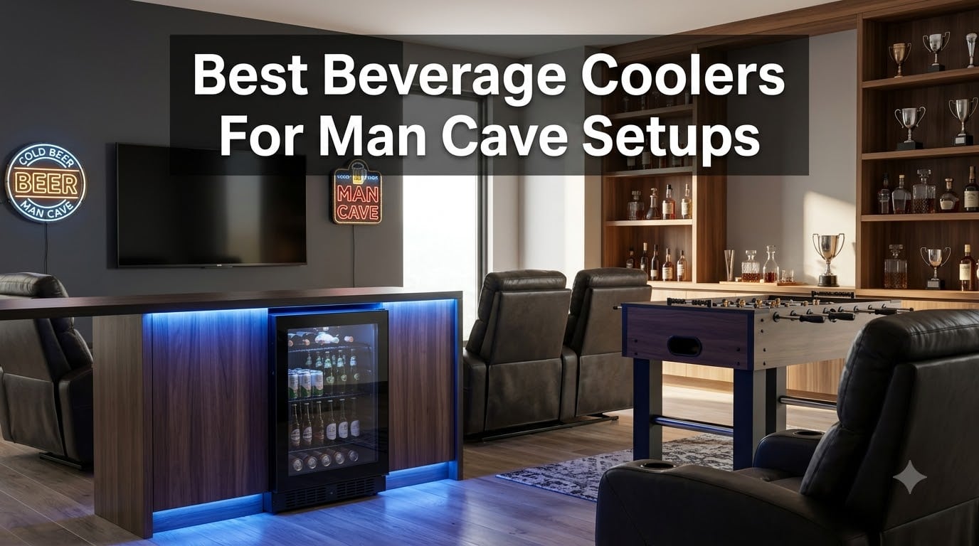 Best Beverage Coolers For Man Cave Setups