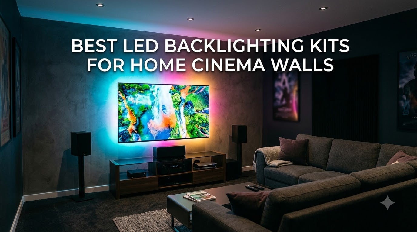 Best LED Backlighting Kits For Home Cinema Walls