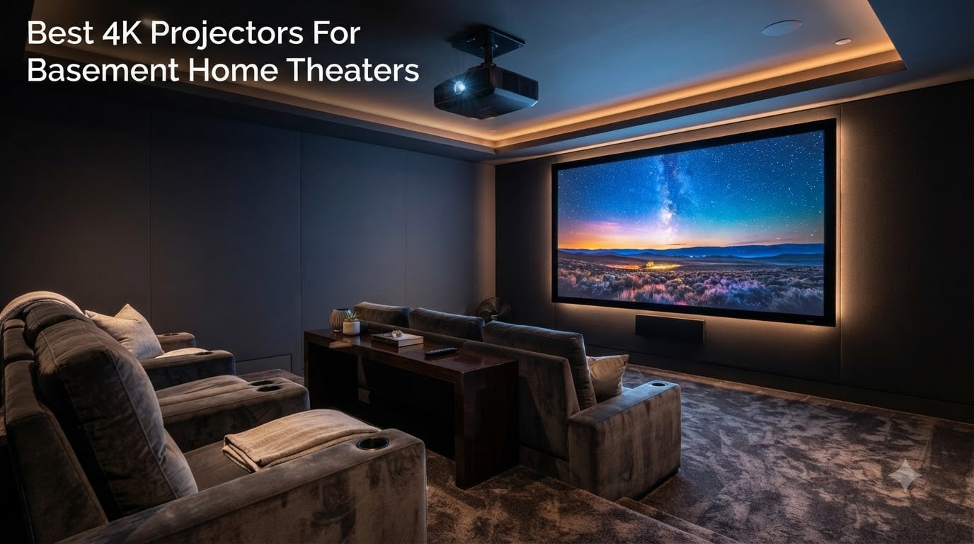Best 4K Projectors For Basement Home Theaters
