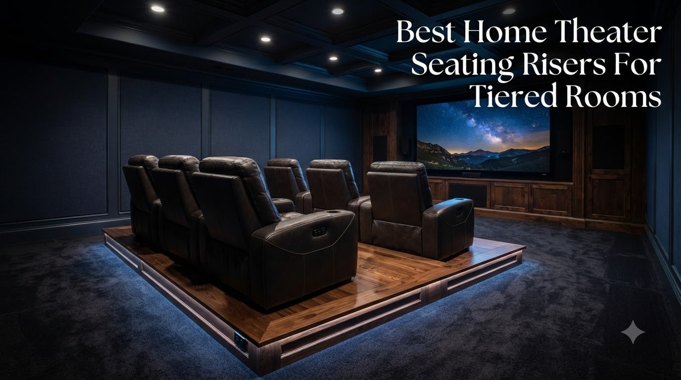 Best Home Theater Seating Risers For Tiered Rooms