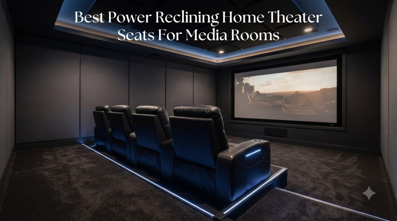 Best Power Reclining Home Theater Seats For Media Rooms