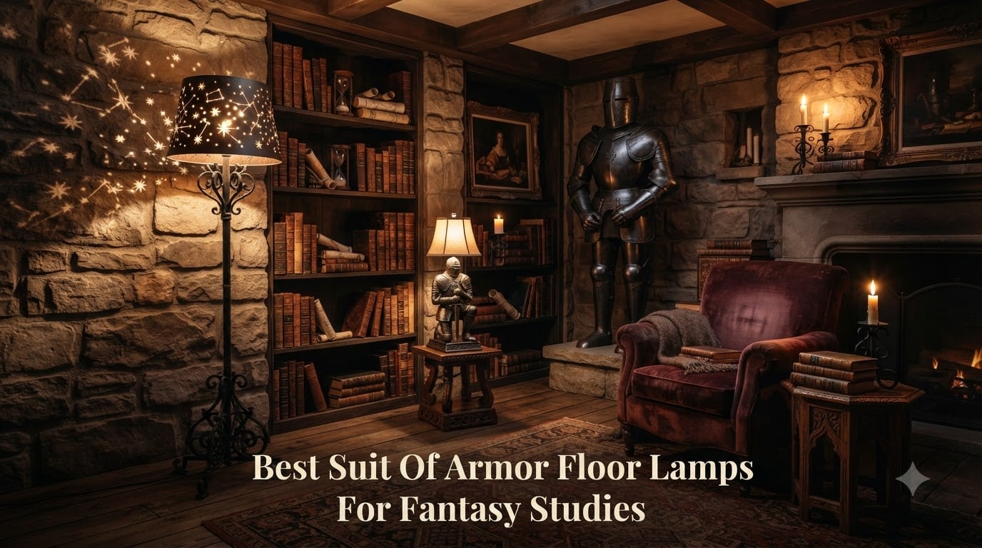 Best Suit Of Armor Floor Lamps For Fantasy Studies