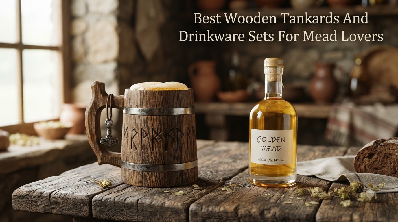 Best Wooden Tankards And Drinkware Sets For Mead Lovers