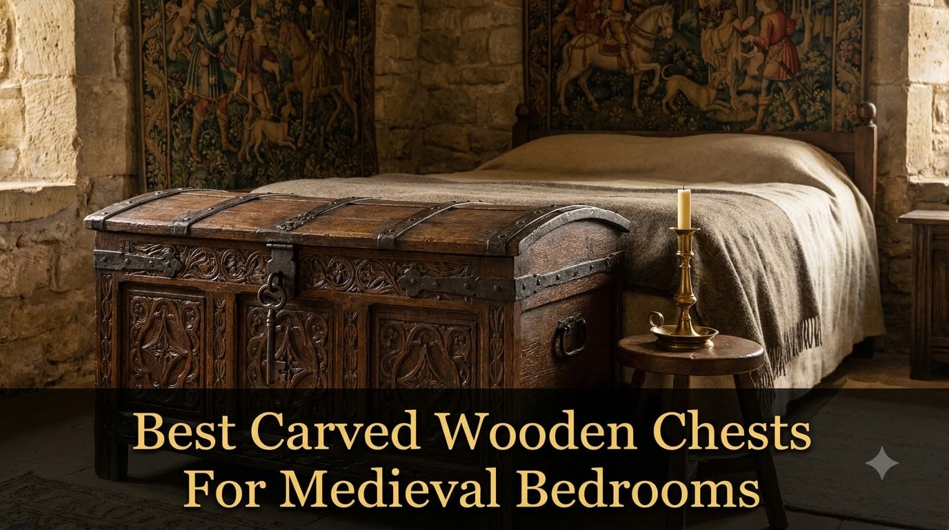 Best Carved Wooden Chests For Medieval Bedrooms