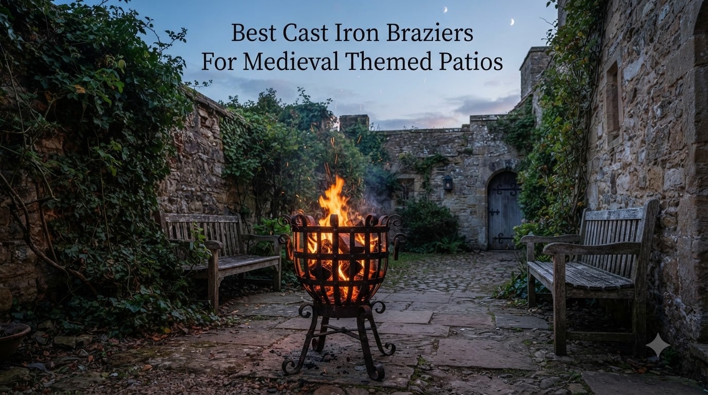 Best Cast Iron Braziers For Medieval Themed Patios