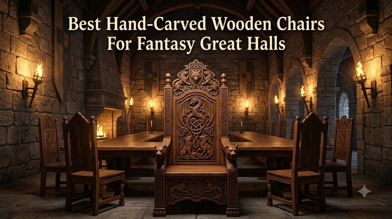 Best Hand-Carved Wooden Chairs For Fantasy Great Halls