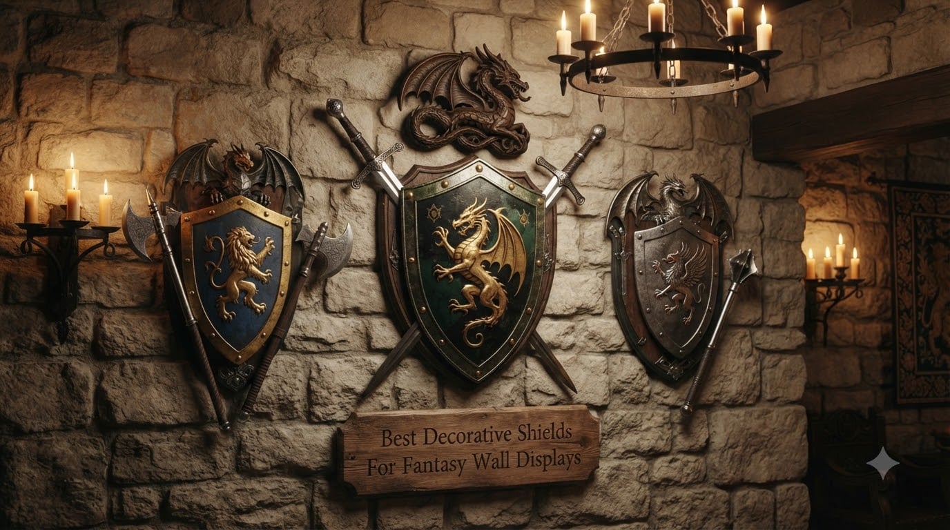 Best Decorative Shields For Fantasy Wall Displays