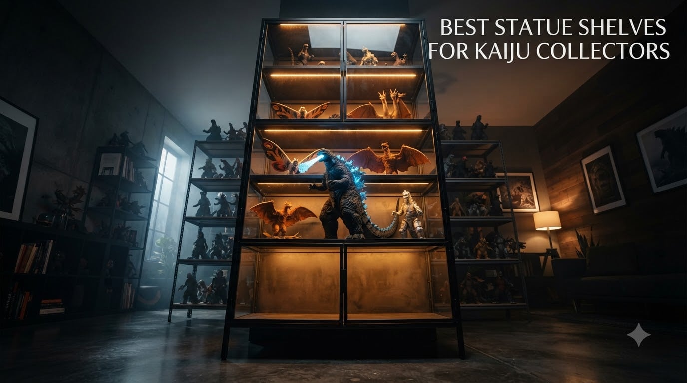 Best Statue Shelves For Kaiju Collectors