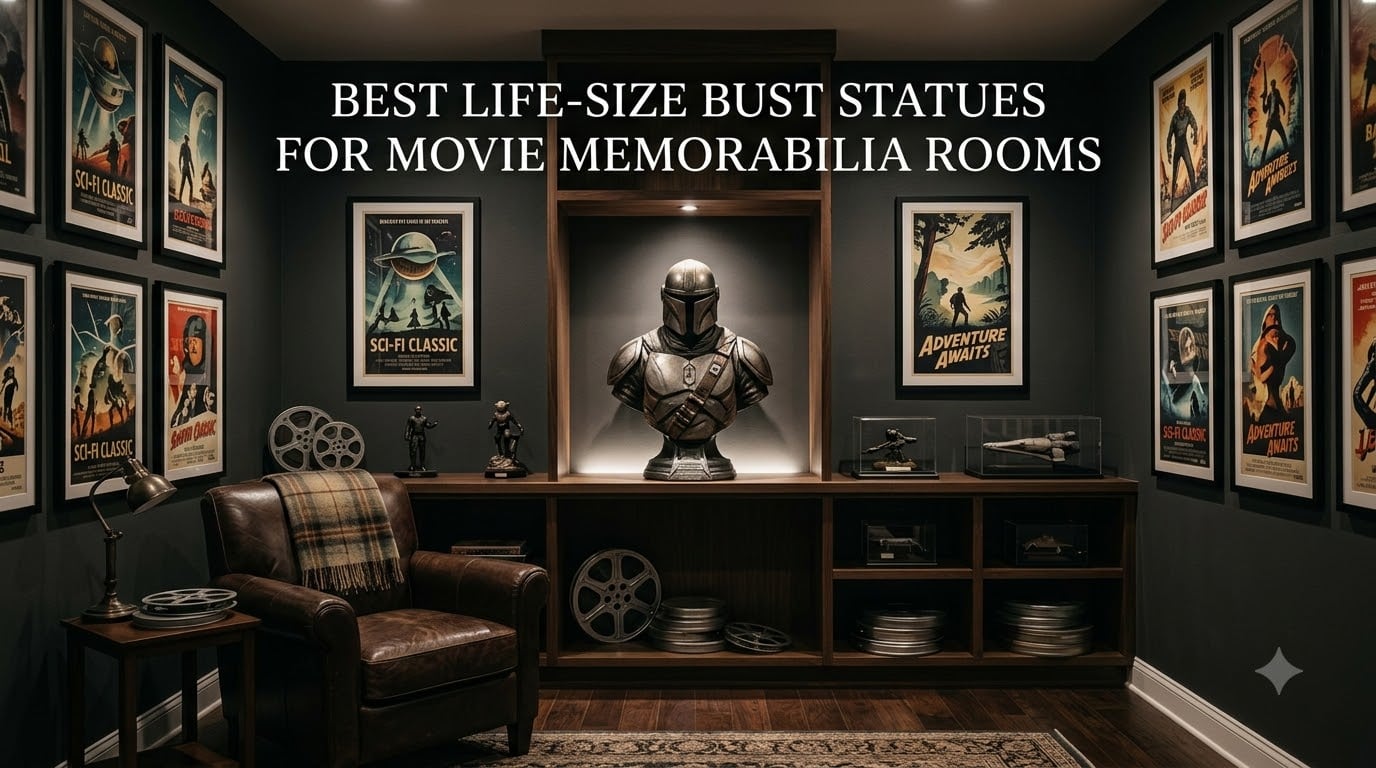 Best Life-Size Bust Statues For Movie Memorabilia Rooms