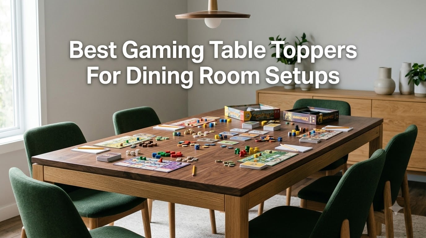 Best Gaming Table Toppers For Dining Room Setups