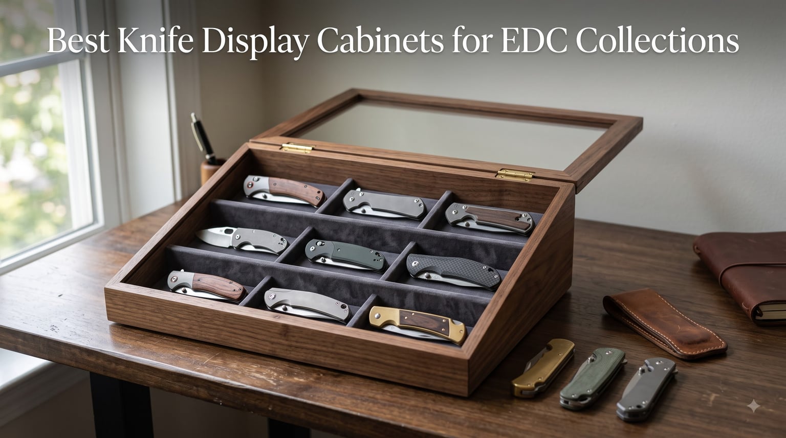 Best Knife Display Cabinets for EDC Collections