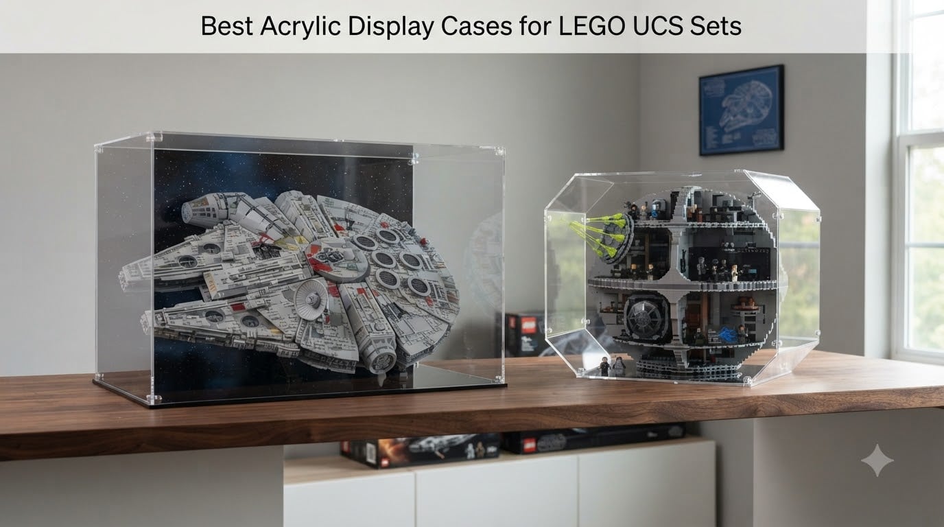 Best Acrylic Display Cases for LEGO UCS Sets