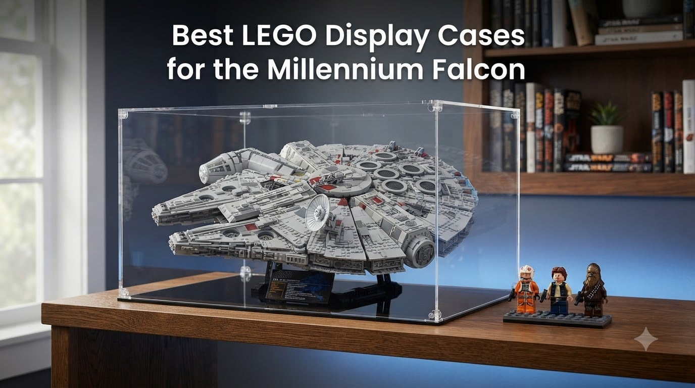 Best LEGO Display Cases for the Millennium Falcon