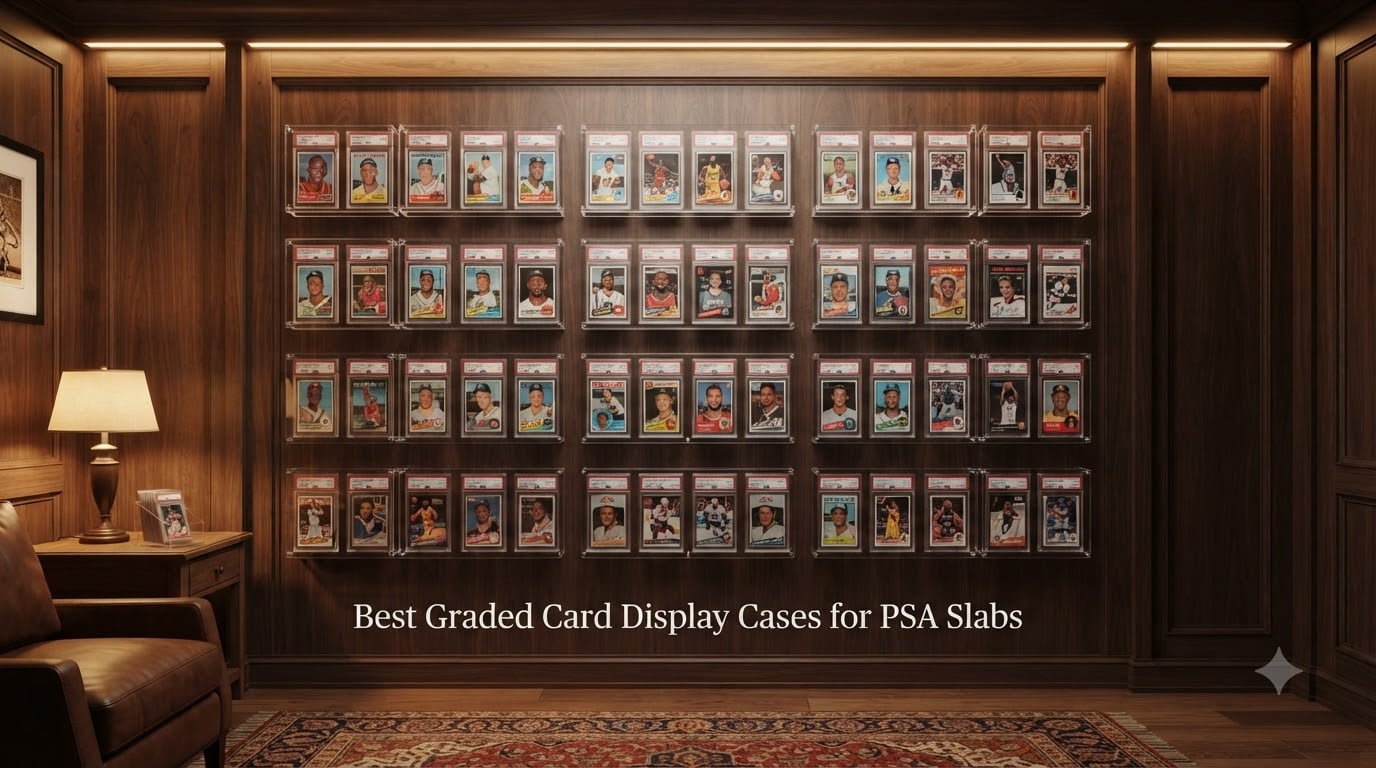 Best Graded Card Display Cases for PSA Slabs