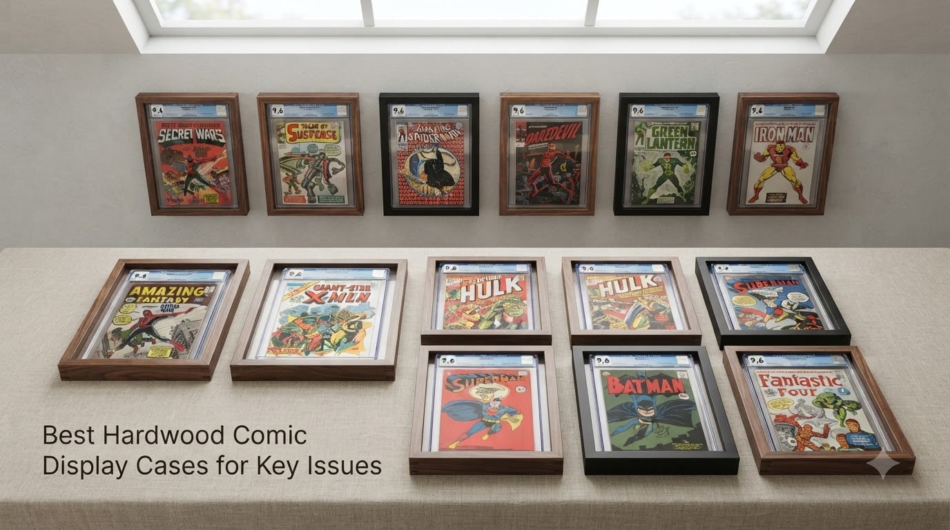 Best Hardwood Comic Display Cases for Key Issues