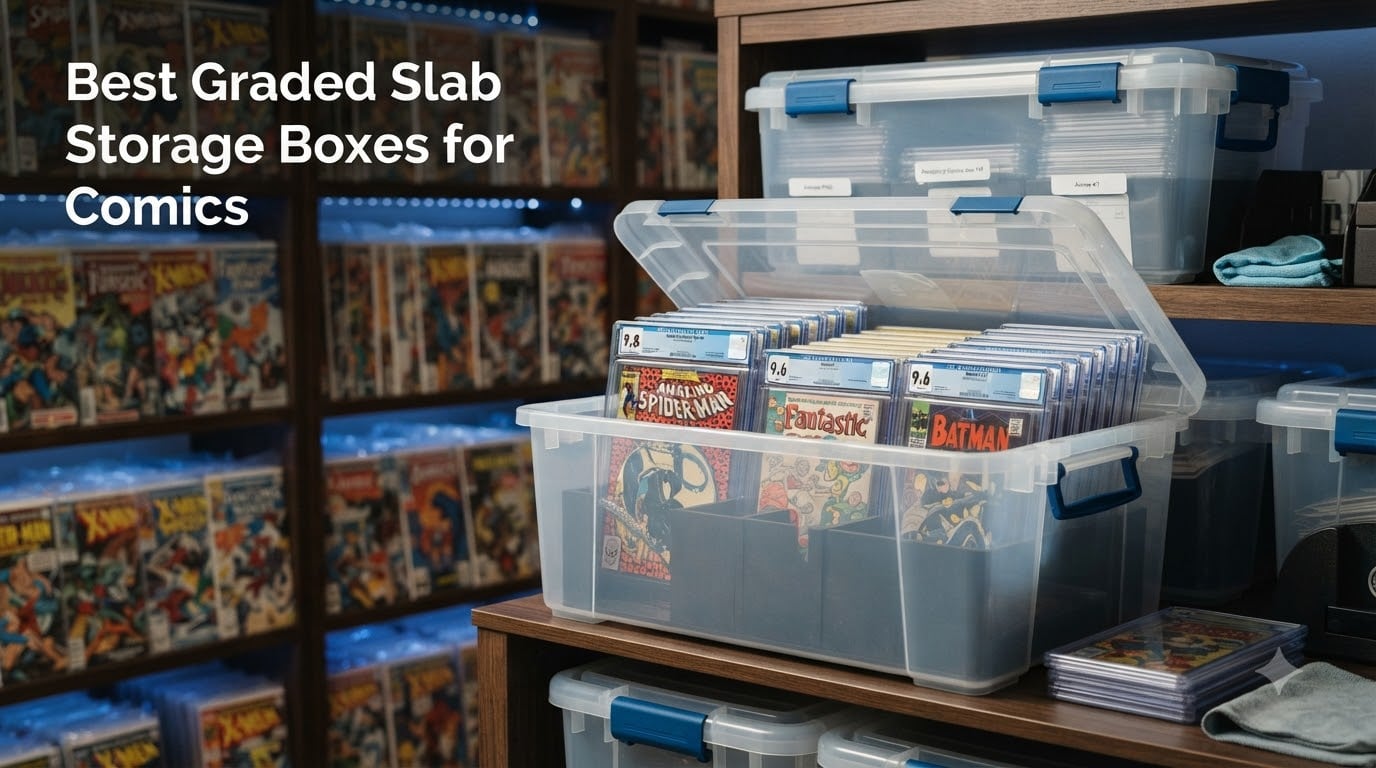 Best Graded Slab Storage Boxes for Comics