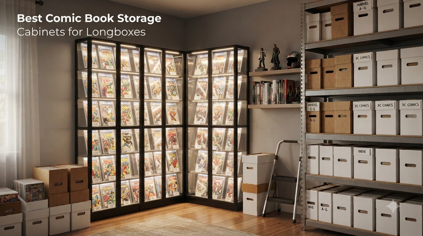 Best Comic Book Storage Cabinets for Longboxes