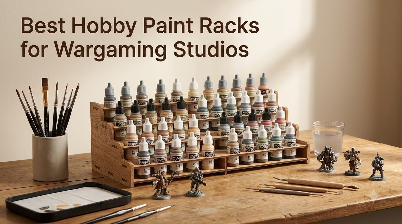 Best Hobby Paint Racks for Wargaming Studios