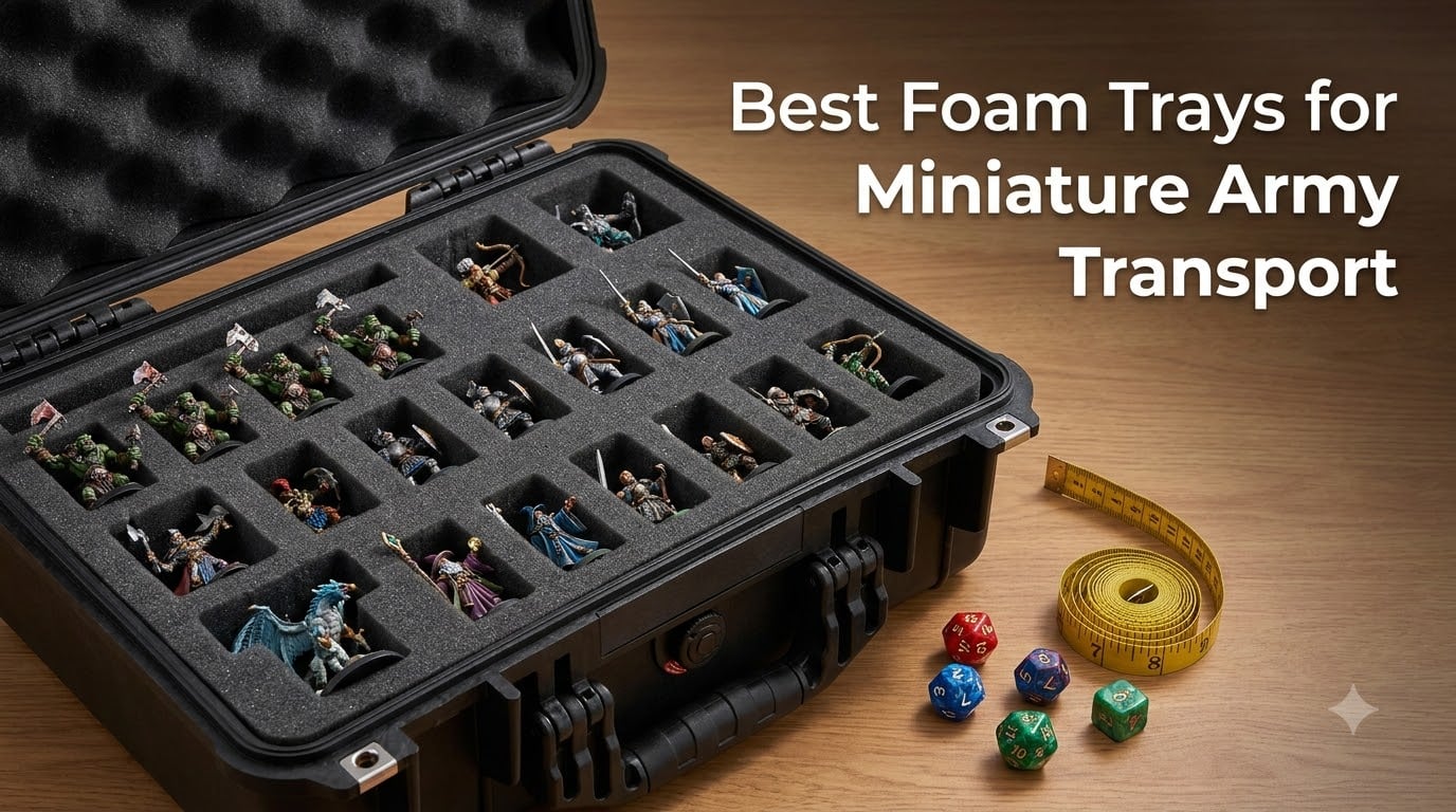 Best Foam Trays for Miniature Army Transport