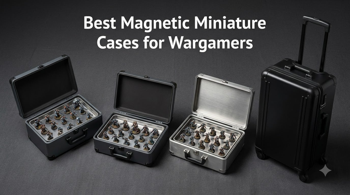Best Magnetic Miniature Cases for Wargamers