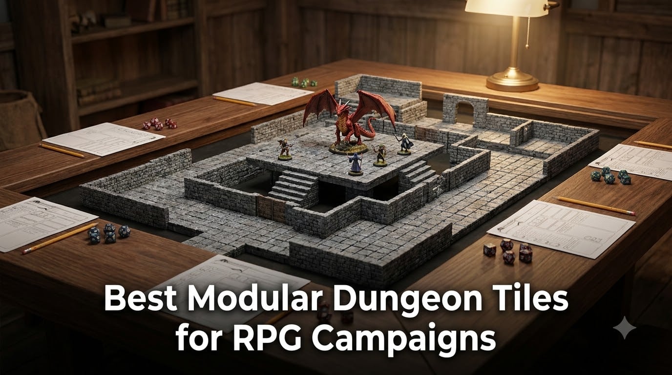 Best Modular Dungeon Tiles for RPG Campaigns