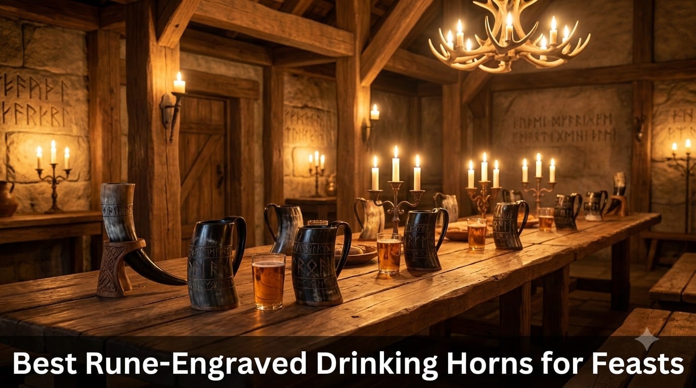 Best Rune-Engraved Drinking Horns for Feasts