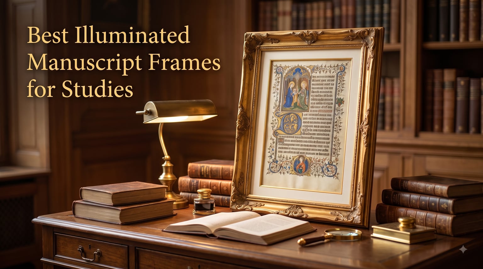 Best Illuminated Manuscript Frames for Studies
