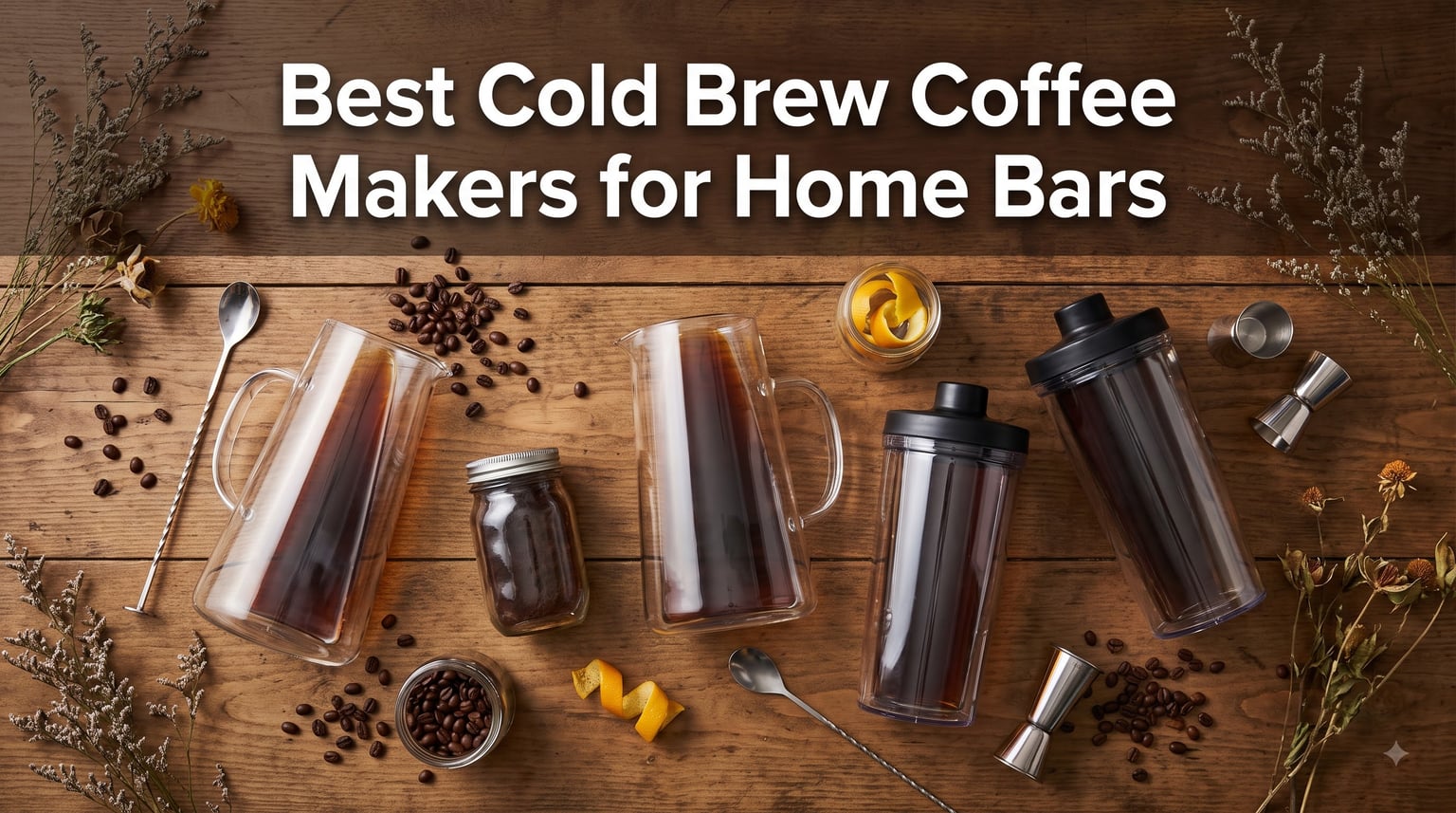 Best Cold Brew Coffee Makers for Home Bars