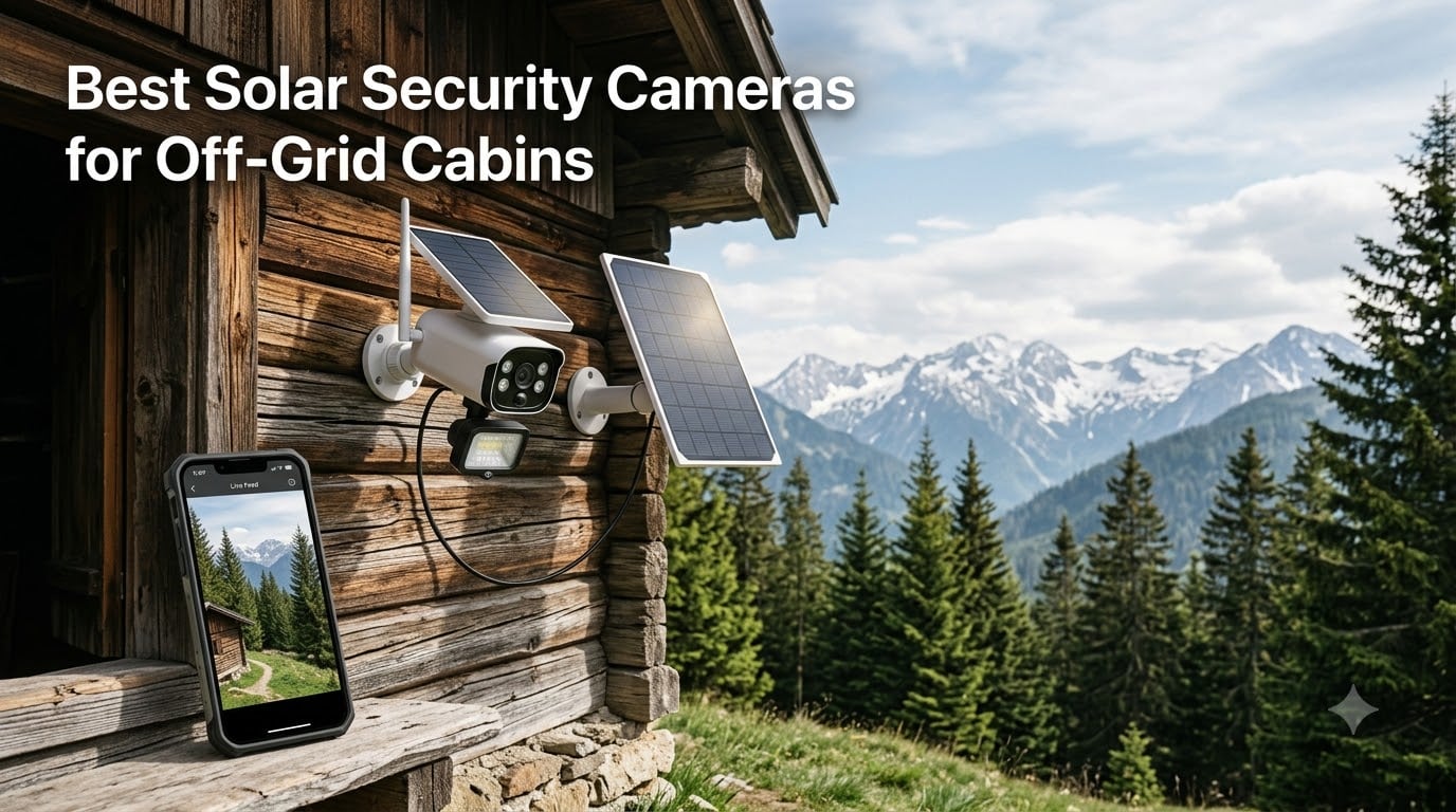 Best Solar Security Cameras for Off-Grid Cabins