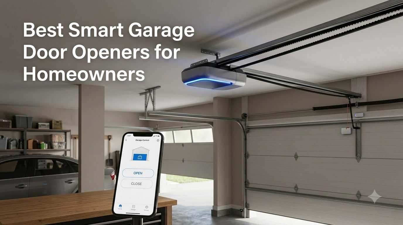 Best Smart Garage Door Openers for Homeowners