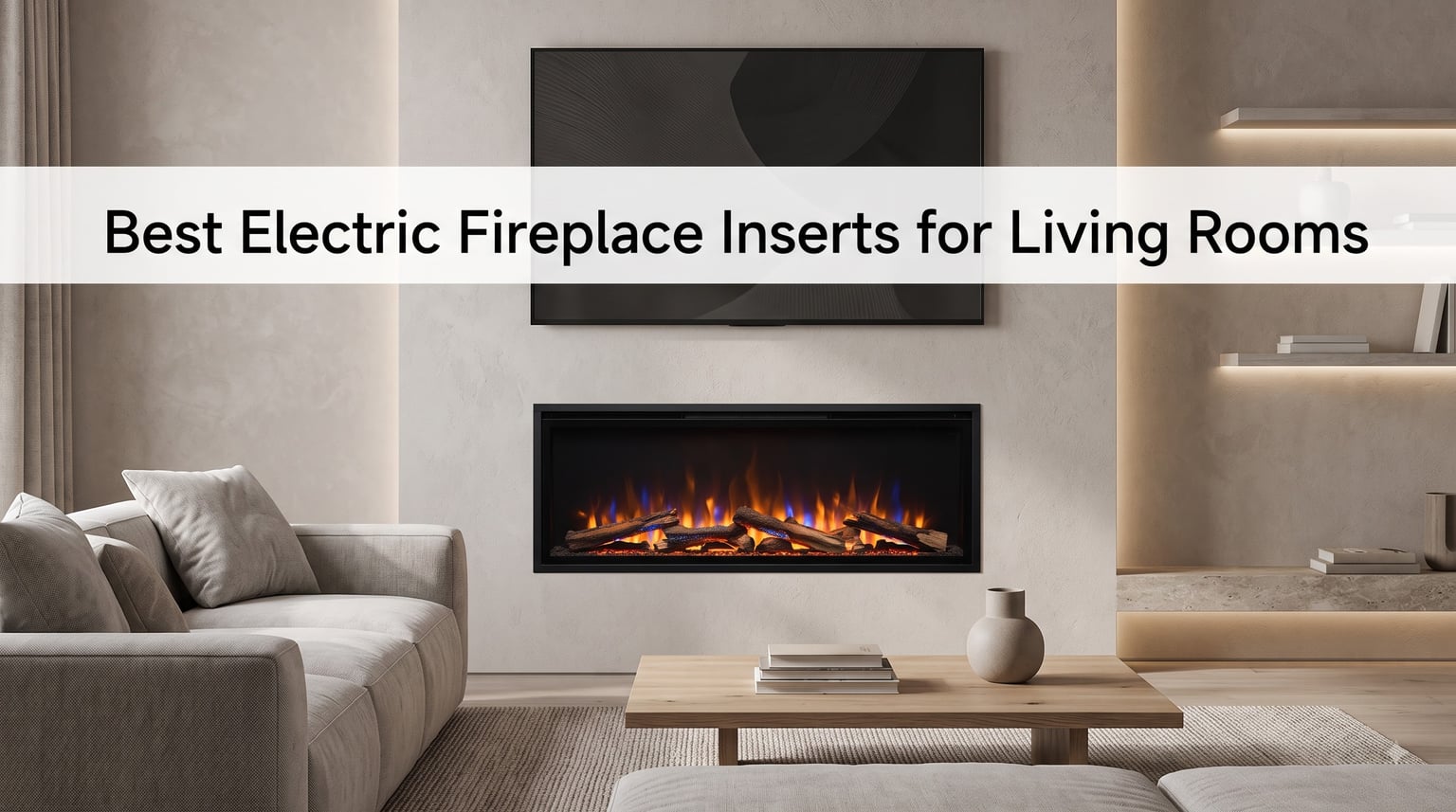 Best Electric Fireplace Inserts for Living Rooms