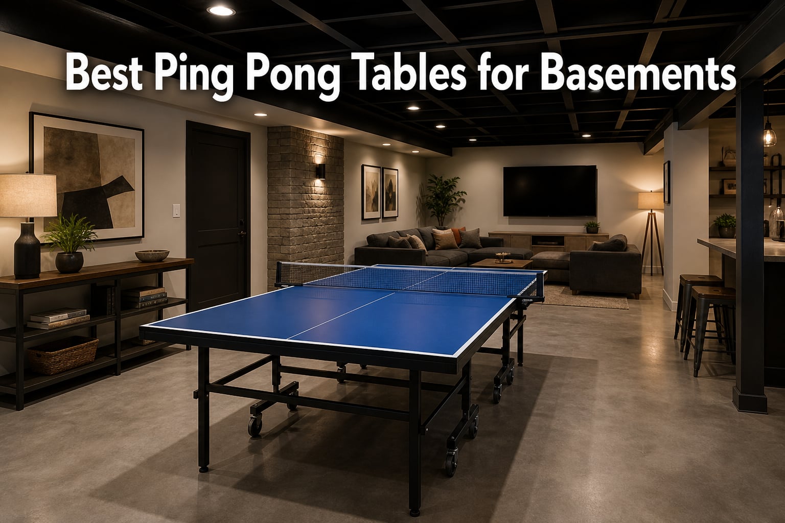 Best Ping Pong Tables for Basements