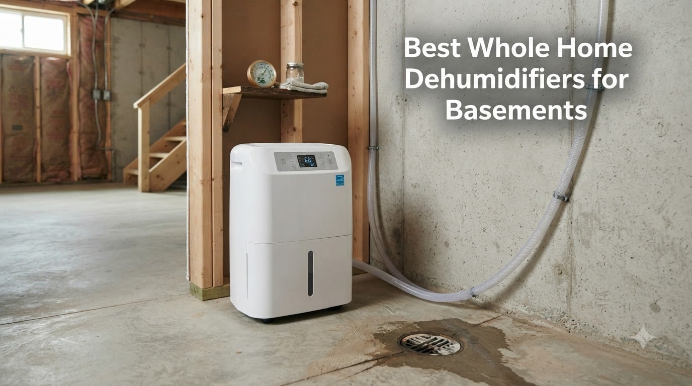 Best Whole Home Dehumidifiers for Basements