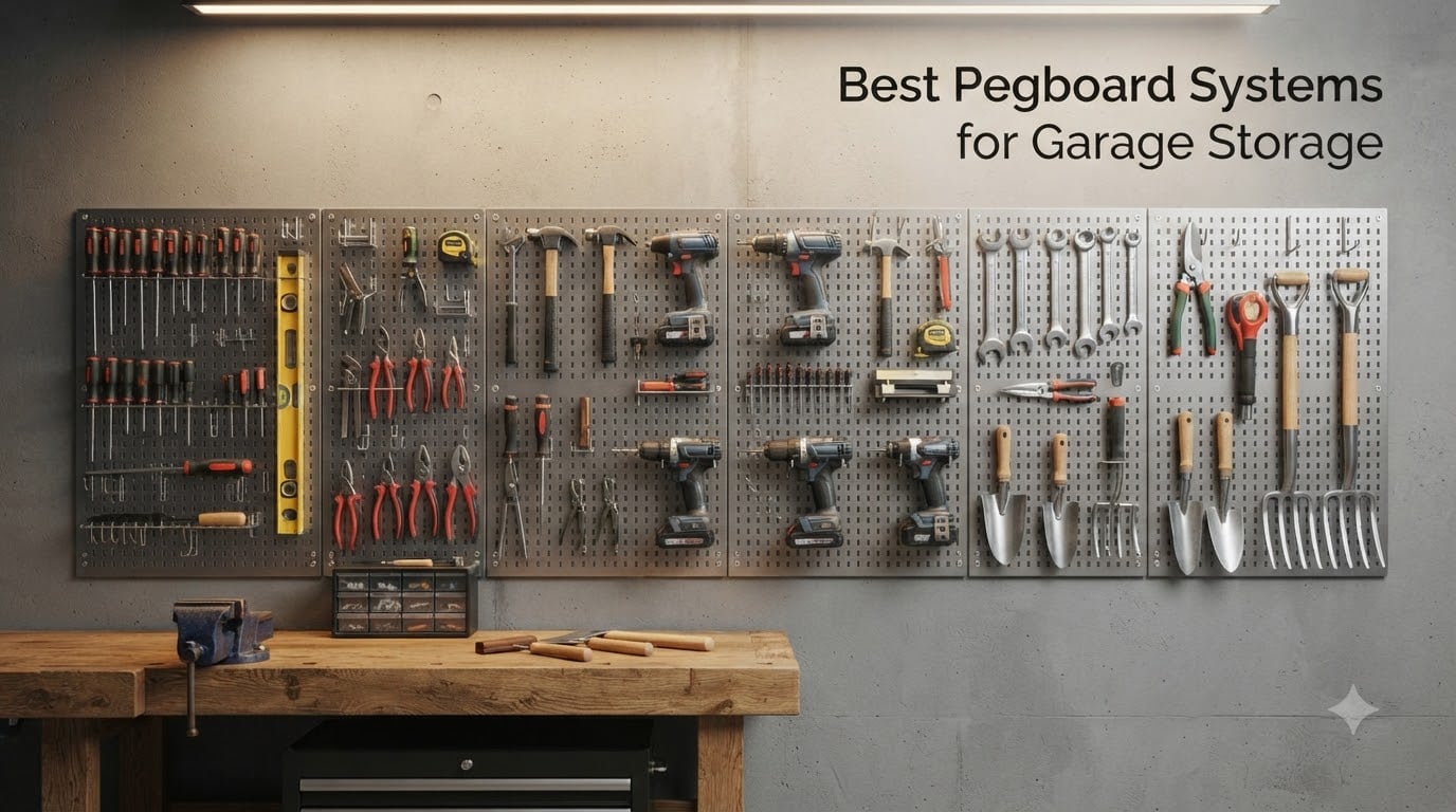 Best Pegboard Systems for Garage Storage
