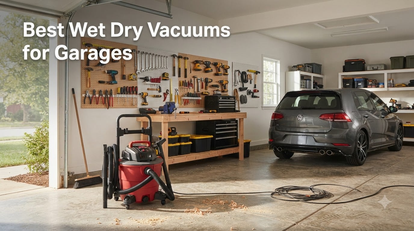 Best Wet Dry Vacuums for Garages