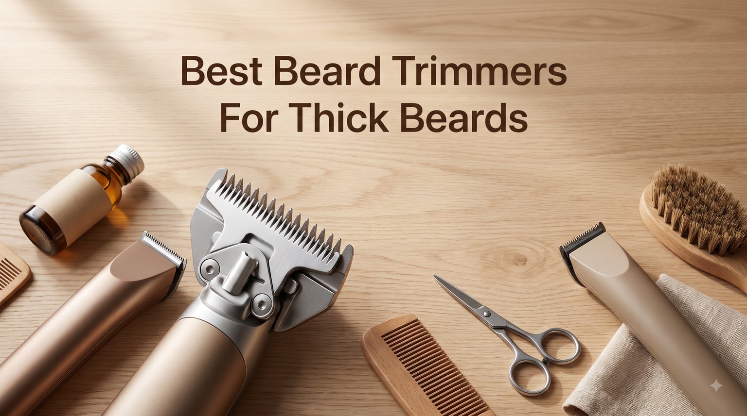 Best Beard Trimmers For Thick Beards
