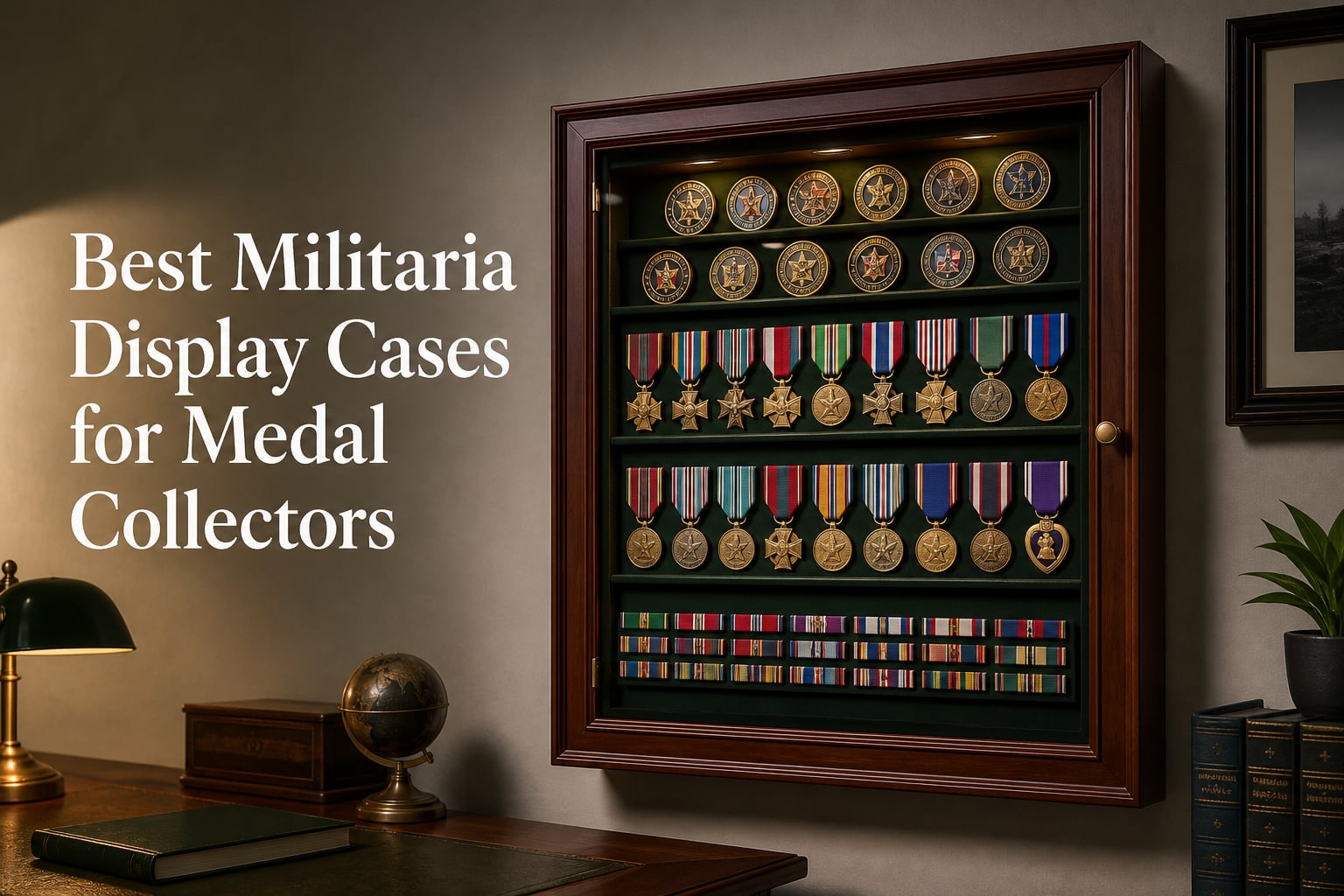 Best Militaria Display Cases for Medal Collectors