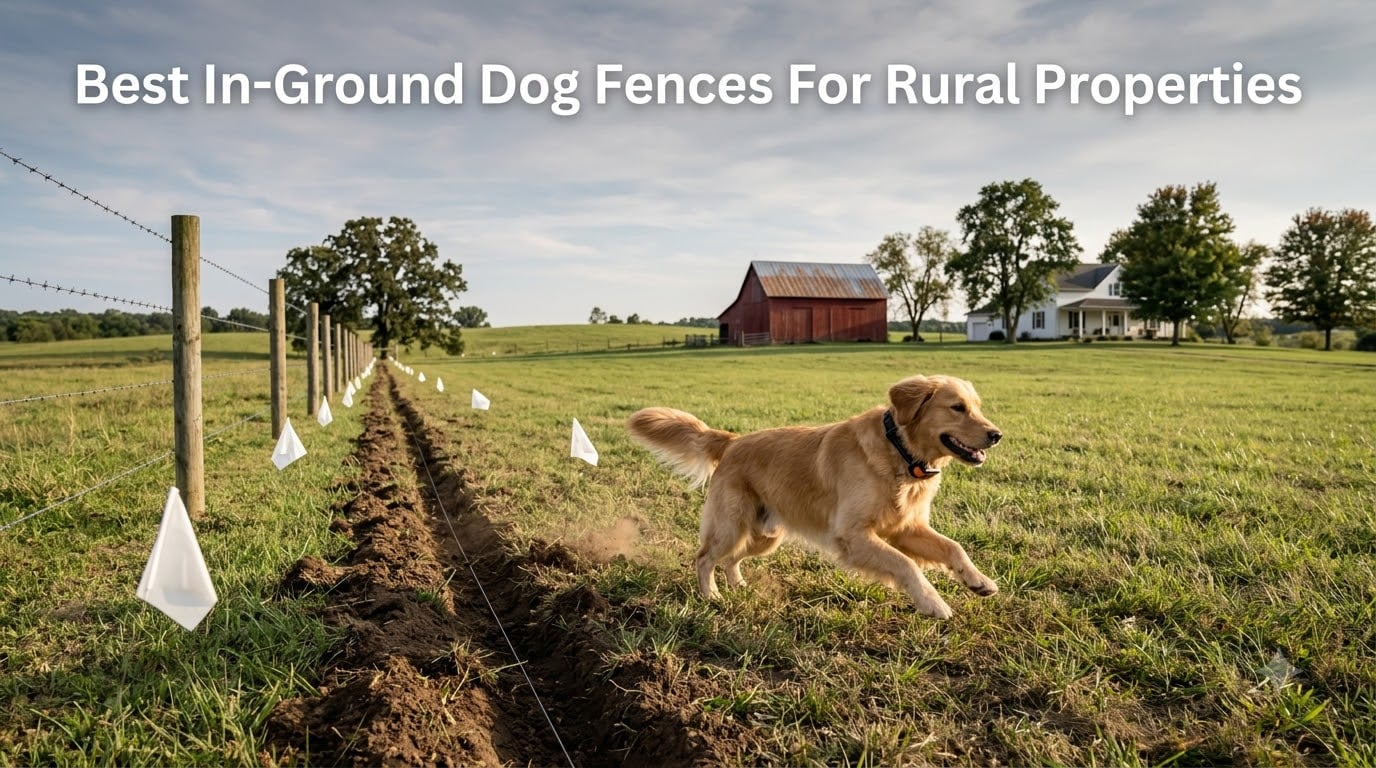 Best In-Ground Dog Fences For Rural Properties