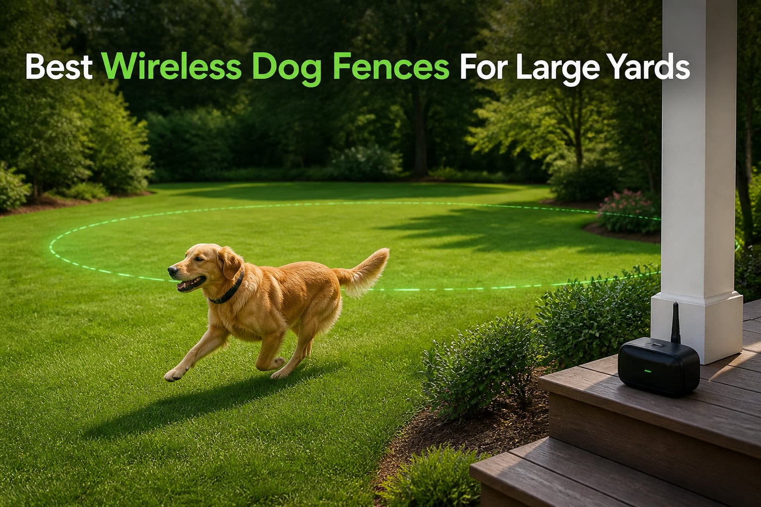 Best Wireless Dog Fences For Large Yards